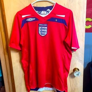 Umbro England Away Mens Small Soccer Jersey 2009